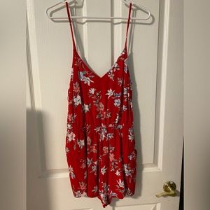 Flower print romper from H&M. UK size 14.